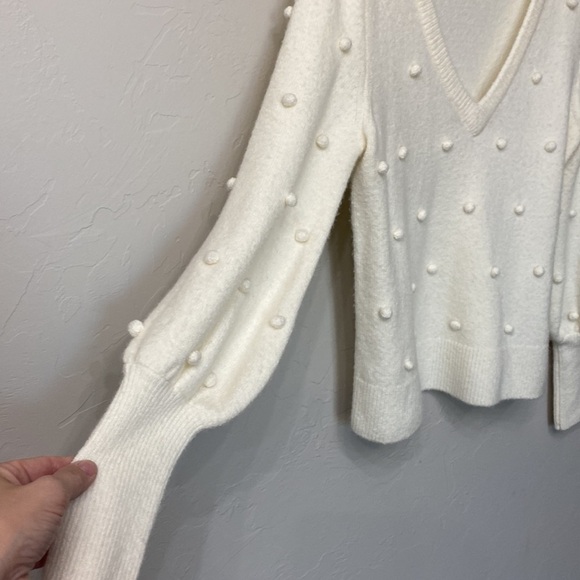 Madewell dashwood bobbie cream sweater size medium. - Picture 4 of 9